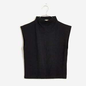 NWOT Madewell Funnelneck Cropped Muscle Tee, size L